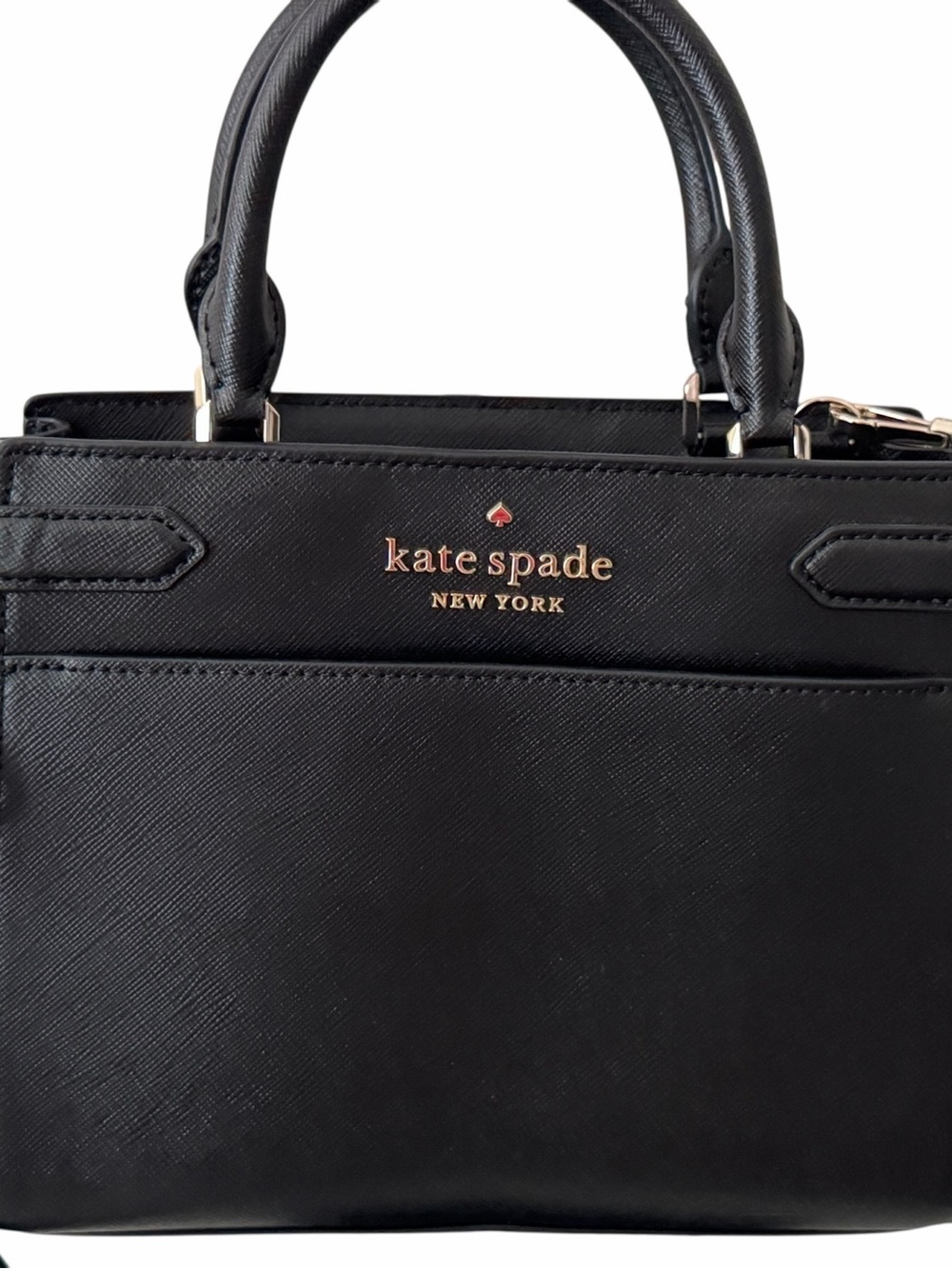 kate spade Black Saffiano Top-Handle Satchel